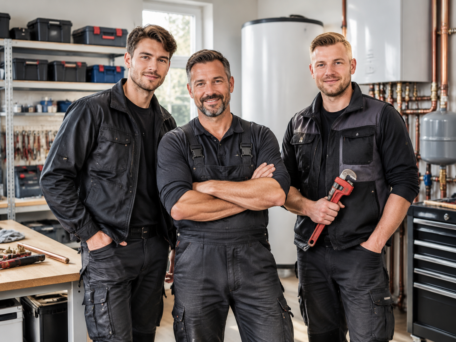 Team von ThermaTech Heating im Kundengespräch